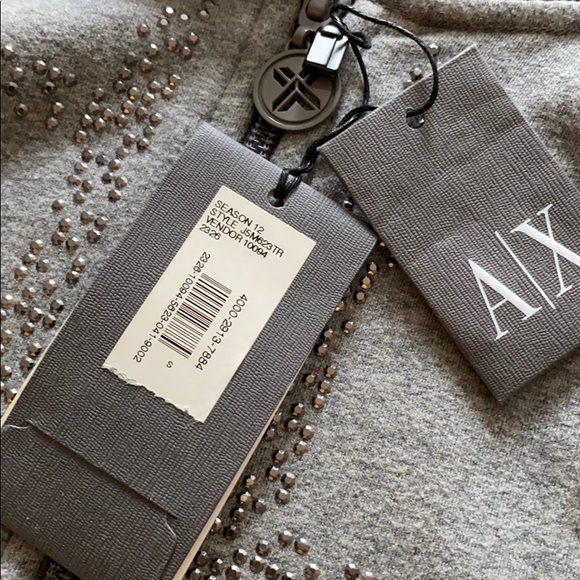 A/X Armani Exchange 1/3 sleeve hoodie - Picture 5 of 11